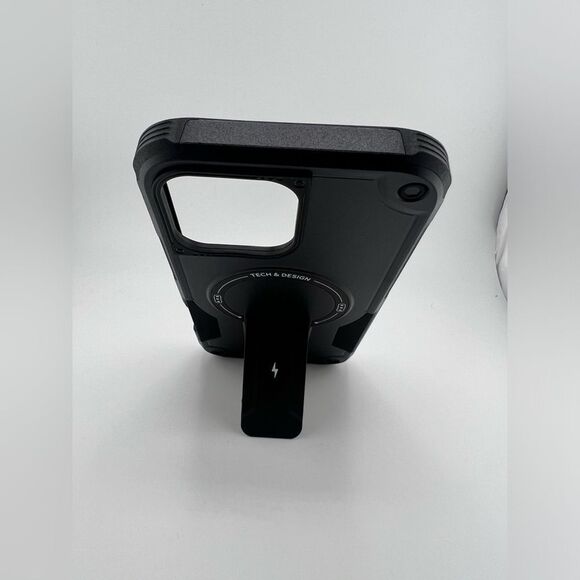 Rugged Armor iPhone 16 Pro Max Case – Heavy Duty with Kickstand & Magnetic Ring - Picture 5 of 9